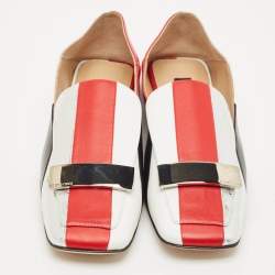 Sergio Rossi Multicolor Leather SR1 Loafers Size 36.5