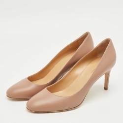 مملوكة مسبقًا Sergio Rossi Dusty Pink Leather Madame Pumps Size 40