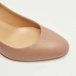 مملوكة مسبقًا Sergio Rossi Dusty Pink Leather Madame Pumps Size 40