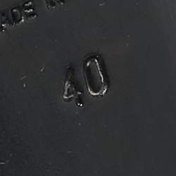 مملوكة مسبقًا Sergio Rossi Black Patent Leather Round Toe Pumps Size 40