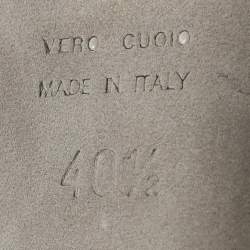 Pre Owned Sergio Rossi Black Patent Leather Platform Pumps Size 40.5