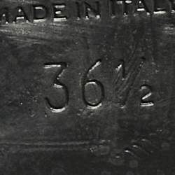 Pre Owned Sergio Rossi Black Suede Tassel Smoking Slippers Size 36.5