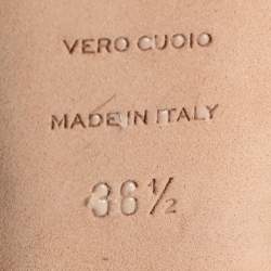 Pre Owned Sergio Rossi Silver Knit Fabric Sock Ankle Boots Size 36.5