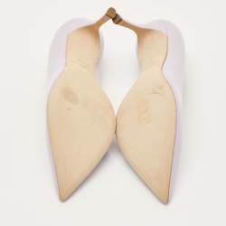 Pre Owned Sergio Rossi Size 38 Lilac Purple Patent Leather Pointed Toe Pumps