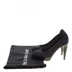 Sergio Rossi Grey Suede Platform Pumps Size 37