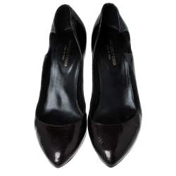 Sergio Rossi Black Patent Leather Marissa Pumps Size 39