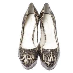 Sergio Rossi Watersnake Platform Pumps Size 38