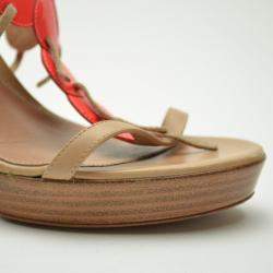 Sergio Rossi Cherry Platform Sandals Size 38.5