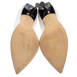 Pre Owned Sergio Rossi White Leather Pumps Size 36