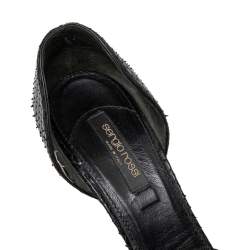 Sergio Rossi Black Python D'orsay Pumps Size 39