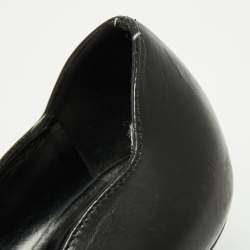Pre Owned Sergio Rossi Black Leather Pointed Toe Pumps Size 39
