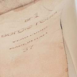 مملوكة مسبقًا Sergio Rossi Beige Leather SR1 Pumps Size 37