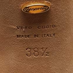 Pre Owned Sergio Rossi Black Satin D'orsay Pointed Toe Pumps Size 38.5