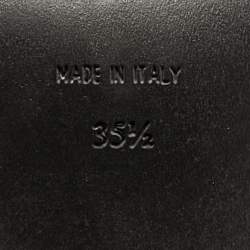 Pre Owned Sergio Rossi Tricolor Snakeskin Ankle Wrap Sandals Size 35.5