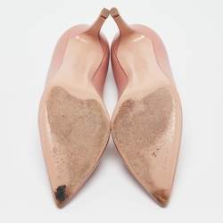 Pre Owned Gianvito Rossi Pink Leather Gianvito Pumps Size 36