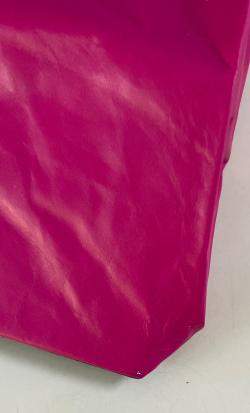 Simon Miller Pink/Black Leather Small Lunch Bag Clutch 