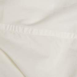 Pre Owned Simone Rocha White Cotton Gathered Sleeve Detail Shirt M