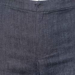 S'Max Mara Blue Denim Wide Leg Jeans L Waist 31"
