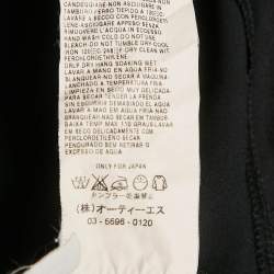 Pre Owned S'Max Mara Black Crepe V-Neck Sleeveless Mini Dress M