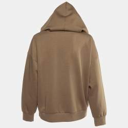 S'Max Mara Brown Logo Embroidered Jersey Sweatshirt M