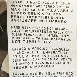 Pre Owned S'Max Mara Grey Printed Cotton Short Dress M