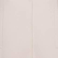 Pre Owned S'Max Mara Light Beige Wool Hooded Long Coat M