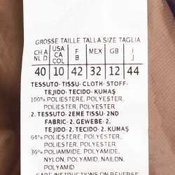 Pre Owned S'Max Mara Purple Nylon Belted Trench Coat M