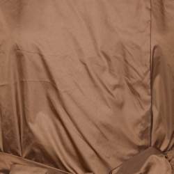 Pre Owned S'Max Mara Purple Nylon Belted Trench Coat M