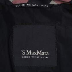 Pre Owned S'Max Mara Multicolor Jacquard Mid Length Coat M