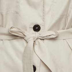 Pre Owned S'Max Mara Beige Cotton Belted Jacket S