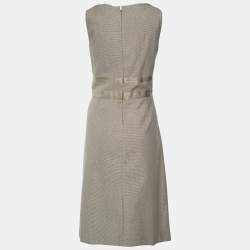 S'Max Mara Light Beige Cotton Dress M