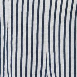 S'Max Mara Blue and White Striped Sleeveless Maxi Dress XL