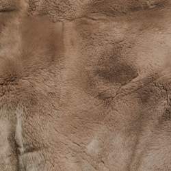 S'Max Mara Beige Rabbit Fur Cape One Size