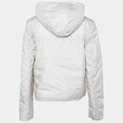 S'Max Mara Beige & Red Synthetic Hooded Reversible Jacket S