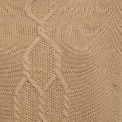 S'Max Mara Camel Brown Wool High Neck Sweater L