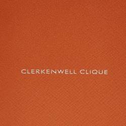مملوكة مسبقًا Smythson Clerkenwell Clique Notebook Orange Leather
