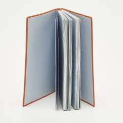 مملوكة مسبقًا Smythson Clerkenwell Clique Notebook Orange Leather