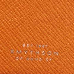 مملوكة مسبقًا Smythson Clerkenwell Clique Notebook Orange Leather