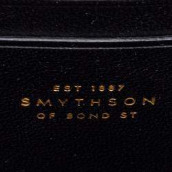 Smythson Beige Python Soho Clutch