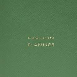 مملوكة مسبقًا Smythson Fashion Planner Green Leather