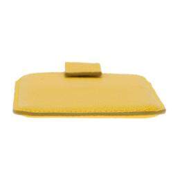 Smythson Yellow Leather Phone Case