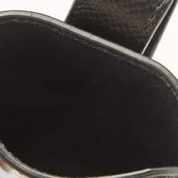 Smythson Black Leather Phone Cover