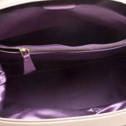 Symthson Beige Leather Nancy Top Handle Bag