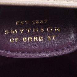 Symthson Beige Leather Nancy Top Handle Bag