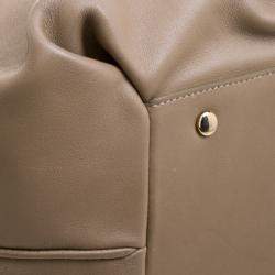 Symthson Beige Leather Nancy Top Handle Bag