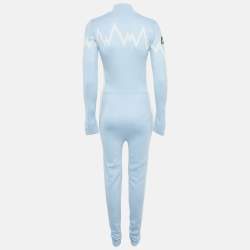 Snowroller Blue Wool Blend Emilie Ski Suit S