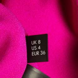 Solace London Pink Crepe Maxi Dress S