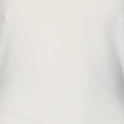 Pre Owned Solace London Cream Satin Blend Kerama Long Dress S