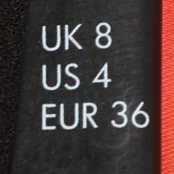 Solace London Black/Orange Polyester Arla Maxi Dress S