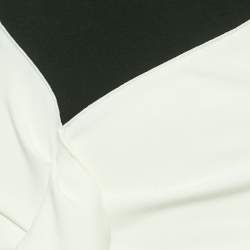 Solace London Monochrome Crepe Nia Maxi Dress S